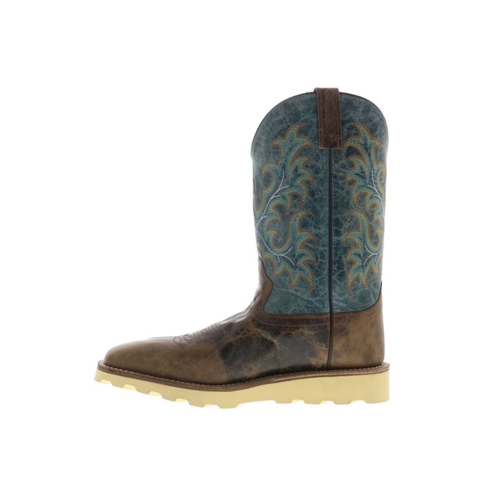 Jama Old West Mens BSM1901 Brown Boots (NWT) - Picture 5 of 7